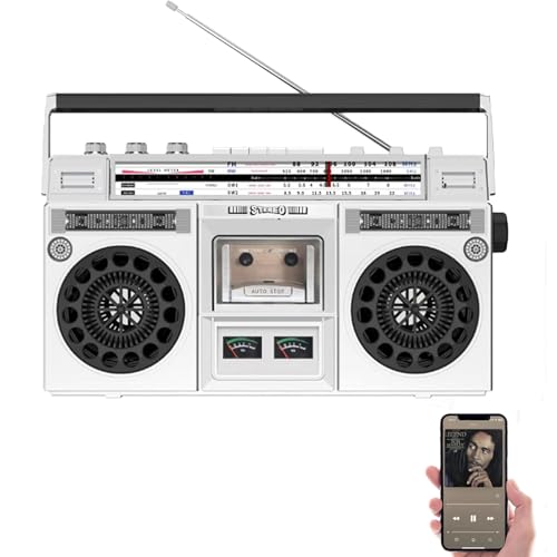 Amazon.co.jp: Vrapnudc ラジカセ カセットプレーヤー カセット